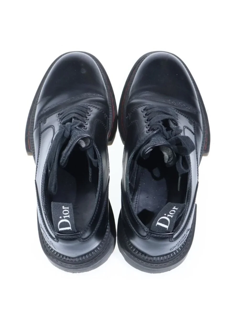 Dior Outer Feather Double Shoes Black - Picture 4 of 6